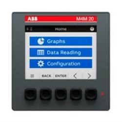 ABB M4M 20-M MODBUS NETWORK ANALYZER WITH 2 DO, AUX SUPPLY 48-240 V AC/DC, MODBUS RTU M4M 20-M MODBUS